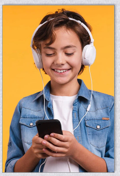 MP3 MP4 Player with Headset for Kids - Portable, Internet-Free Digital Entertainment Device