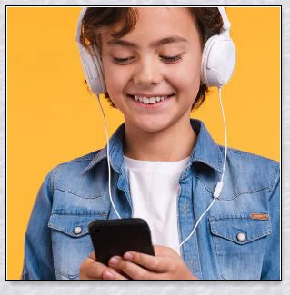 MP3 MP4 Player with Headset for Kids - Portable, Internet-Free Digital Entertainment Device