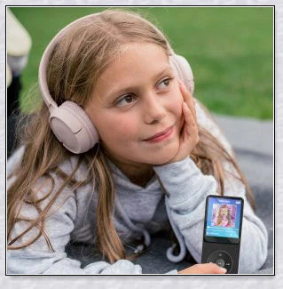 MP3 MP4 Player with Headset for Kids - Portable, Internet-Free Digital Entertainment Device