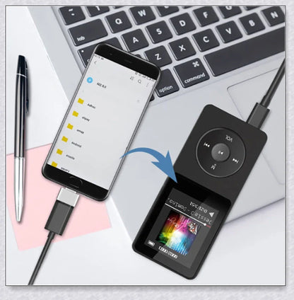 MP3 MP4 Player with Headset for Kids - Portable, Internet-Free Digital Entertainment Device