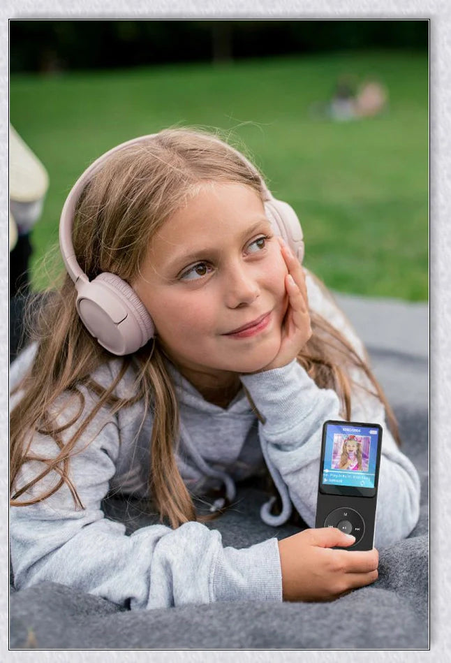 MP3 MP4 Player with Headset for Kids - Portable, Internet-Free Digital Entertainment Device