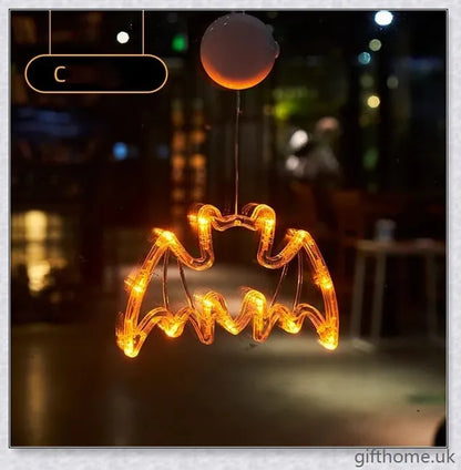 Frightlum Halloween Window LED Lights with enchanting spooky shapes and vibrant illumination