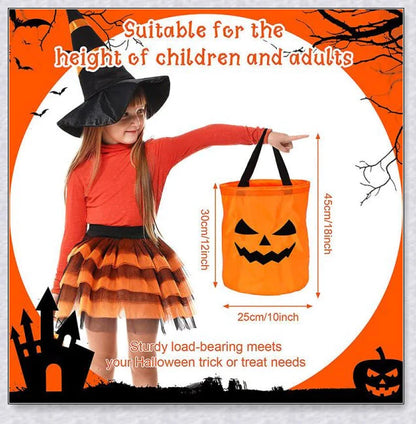 Pumpglow LED Pumpkin Buckets with enchanting lighting for Halloween decor