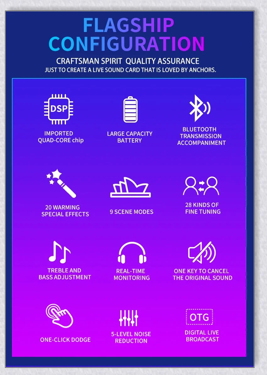Voice Changer Live Board Sound Mixer with multiple audio effects and voice-changing presets for live streaming and podcast production