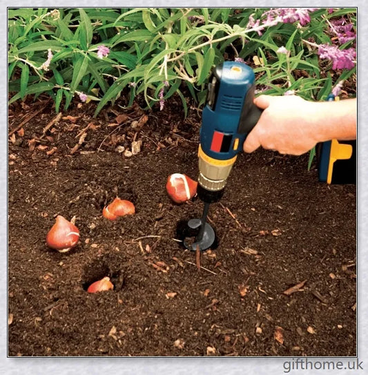 Fast Planter Garden Spiral Hole Drill Planter - A premium gardening tool that effortlessly creates planting holes and removes weeds