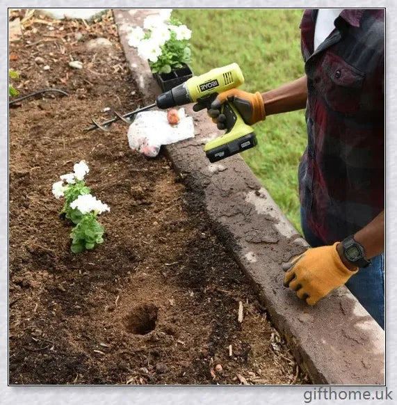 Fast Planter Garden Spiral Hole Drill Planter - A premium gardening tool that effortlessly creates planting holes and removes weeds