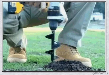 Fast Planter Garden Spiral Hole Drill Planter - A premium gardening tool that effortlessly creates planting holes and removes weeds