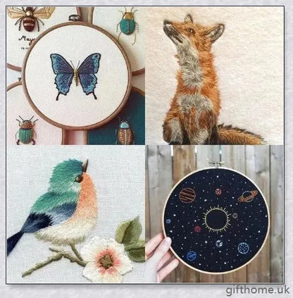 A DIY magic embroidery pen with 4 punch needles, designed for easy and versatile embroidery projects.