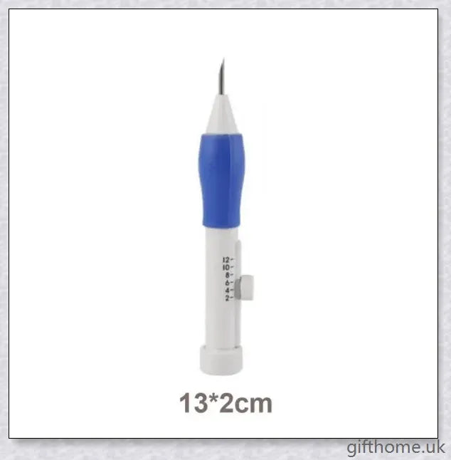 A DIY magic embroidery pen with 4 punch needles, designed for easy and versatile embroidery projects.
