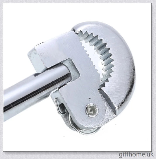Premium T-Shaped Basin Wrench made of durable chrome-plated steel and alloy jaws for versatile plumbing tasks