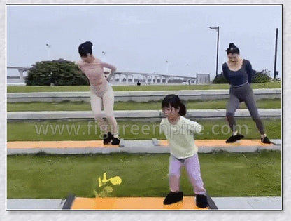 Skating mat designed for speed skating, skateboarding, and fitness training, featuring a smooth, slip-resistant surface and durable construction.