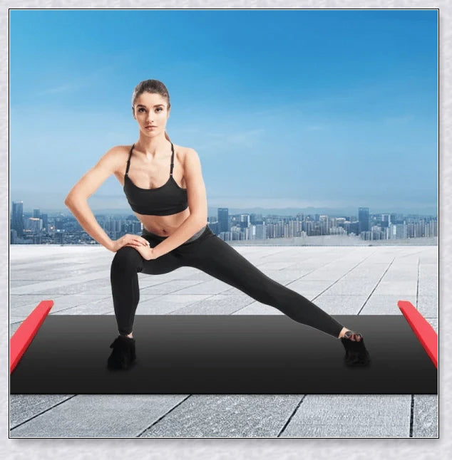 Skating mat designed for speed skating, skateboarding, and fitness training, featuring a smooth, slip-resistant surface and durable construction.