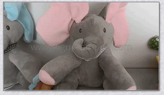 A cuddly plush toy of Flappy the Elephant, an interactive and charming companion for children