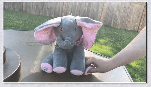 A cuddly plush toy of Flappy the Elephant, an interactive and charming companion for children