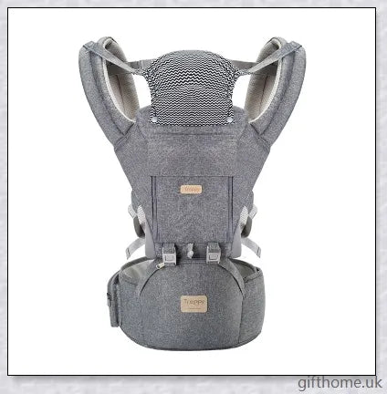A premium baby carrier made with 100% high-quality cotton, featuring 6-in-1 carrying positions and ergonomic design for ultimate comfort and support.