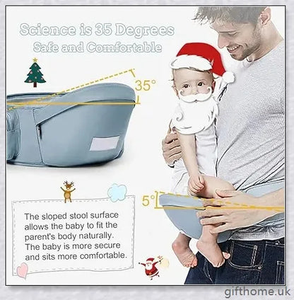 A premium baby carrier made with 100% high-quality cotton, featuring 6-in-1 carrying positions and ergonomic design for ultimate comfort and support.
