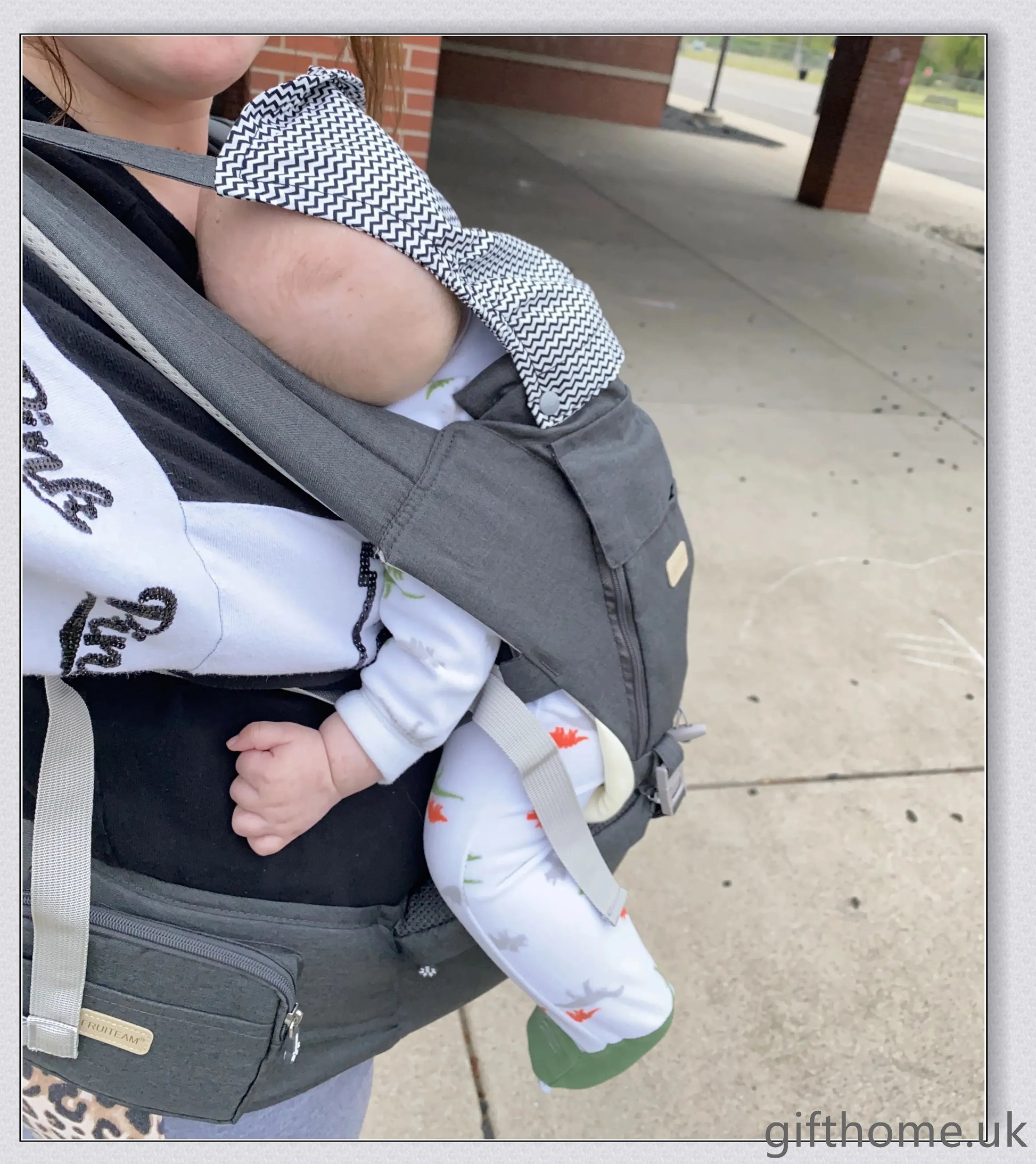 A premium baby carrier made with 100% high-quality cotton, featuring 6-in-1 carrying positions and ergonomic design for ultimate comfort and support.