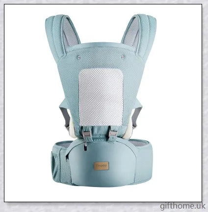 A premium baby carrier made with 100% high-quality cotton, featuring 6-in-1 carrying positions and ergonomic design for ultimate comfort and support.