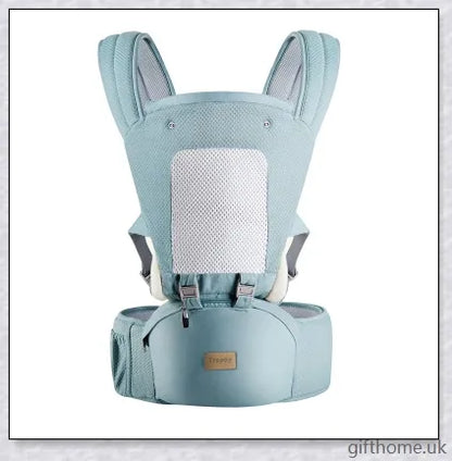 A premium baby carrier made with 100% high-quality cotton, featuring 6-in-1 carrying positions and ergonomic design for ultimate comfort and support.