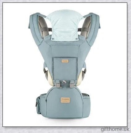 A premium baby carrier made with 100% high-quality cotton, featuring 6-in-1 carrying positions and ergonomic design for ultimate comfort and support.