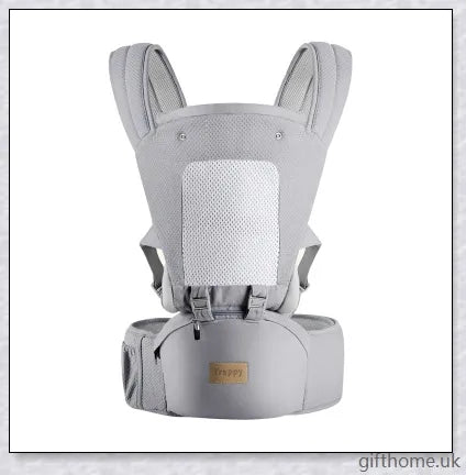 A premium baby carrier made with 100% high-quality cotton, featuring 6-in-1 carrying positions and ergonomic design for ultimate comfort and support.