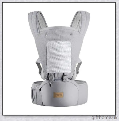 A premium baby carrier made with 100% high-quality cotton, featuring 6-in-1 carrying positions and ergonomic design for ultimate comfort and support.