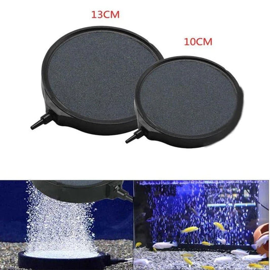 High-Temperature Sintered Air Stone for Aquarium Aeration - Premium Aquatic Accessory with Sleek Black Finish