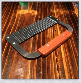 Stainless Steel Potato Crinkle Cutter - Crinkle Cutting Tool for Homemade Fries and Vegetables