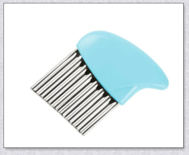 Stainless Steel Potato Crinkle Cutter - Crinkle Cutting Tool for Homemade Fries and Vegetables