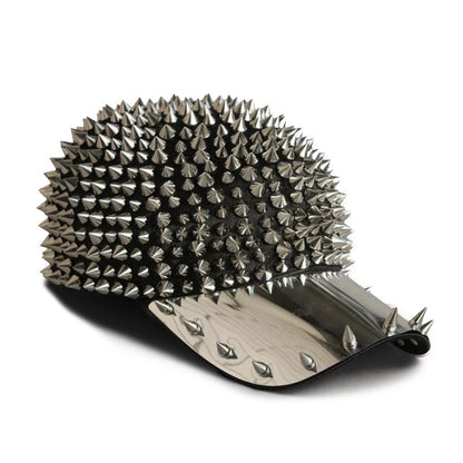 Punk Full Pointed Rivet Baseball Personality Hip-hop Street Dance Cap in various color options