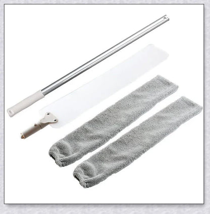 3-in-1 Microfiber Dust Brush with Removable Extendable Handle for Efficient Home and Office Cleaning