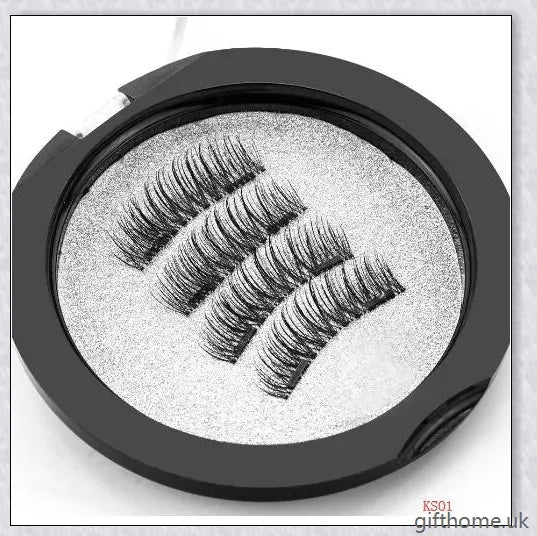 Captivating 3D Double Magnetic Eyelashes with premium fibers for effortless glamour