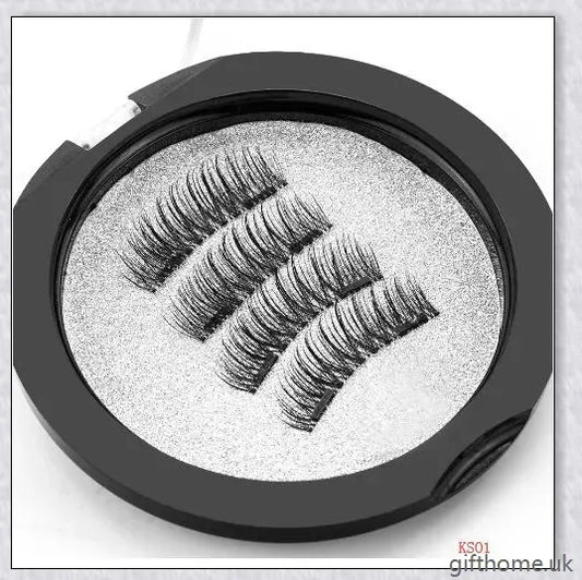 Captivating 3D Double Magnetic Eyelashes with premium fibers for effortless glamour