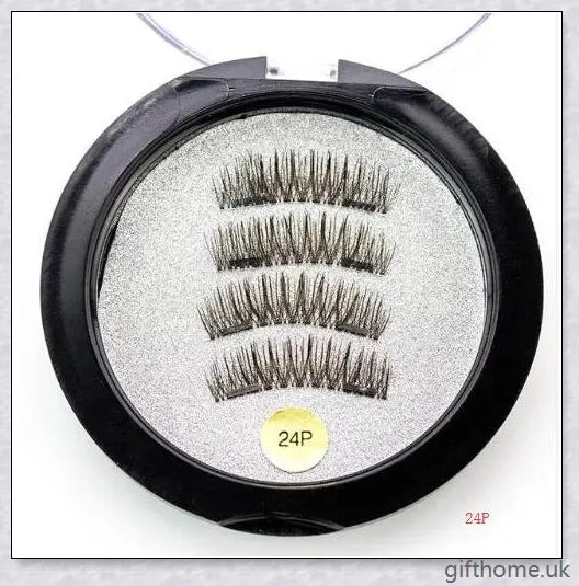 Captivating 3D Double Magnetic Eyelashes with premium fibers for effortless glamour