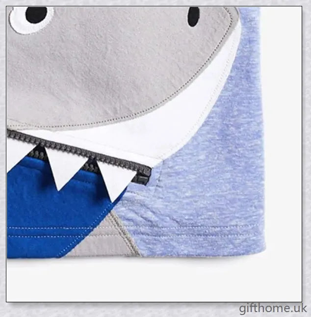 Boys' Knitted Cotton Short Sleeve Cartoon T-Shirt with playful cartoon print, soft breathable fabric, and moisture-wicking technology
