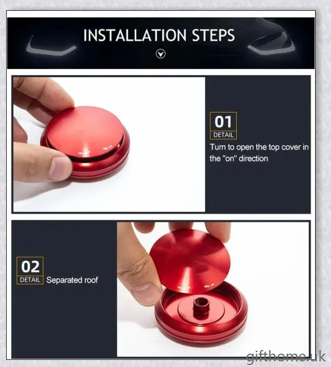 Premium Tesla Car Air Freshener in various colours, featuring a sleek aluminium design and fan mechanism for even fragrance distribution.
