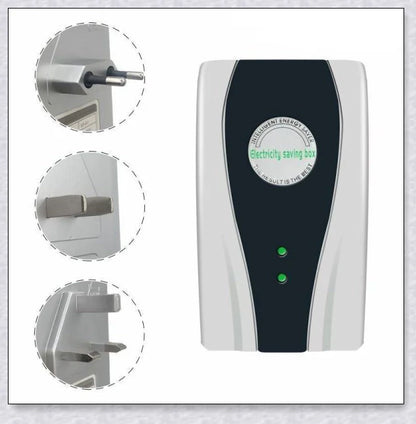 Power Saver Electricity Energy Saver - A sleek and smart device that helps reduce energy waste and save money on electricity bills in the UK.
