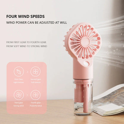 Handheld Mini Air Conditioner Humidifier Mist Cooler - Compact Cooling Device for Refreshment Anywhere
