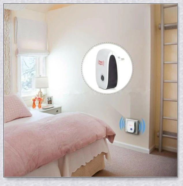 Reject Killer Electric Ultrasonic Pest Repeller - A high-quality device that uses innovative ultrasonic technology to effectively repel a wide range of household pests