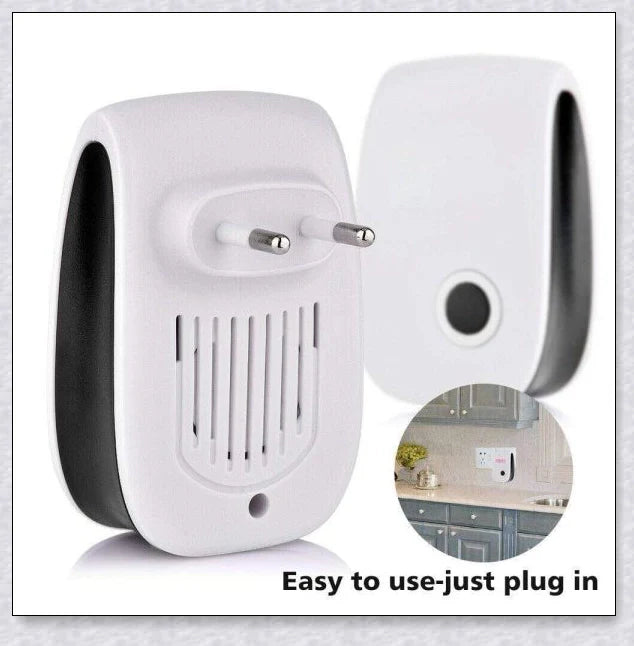 Reject Killer Electric Ultrasonic Pest Repeller - A high-quality device that uses innovative ultrasonic technology to effectively repel a wide range of household pests