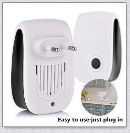 Reject Killer Electric Ultrasonic Pest Repeller - A high-quality device that uses innovative ultrasonic technology to effectively repel a wide range of household pests