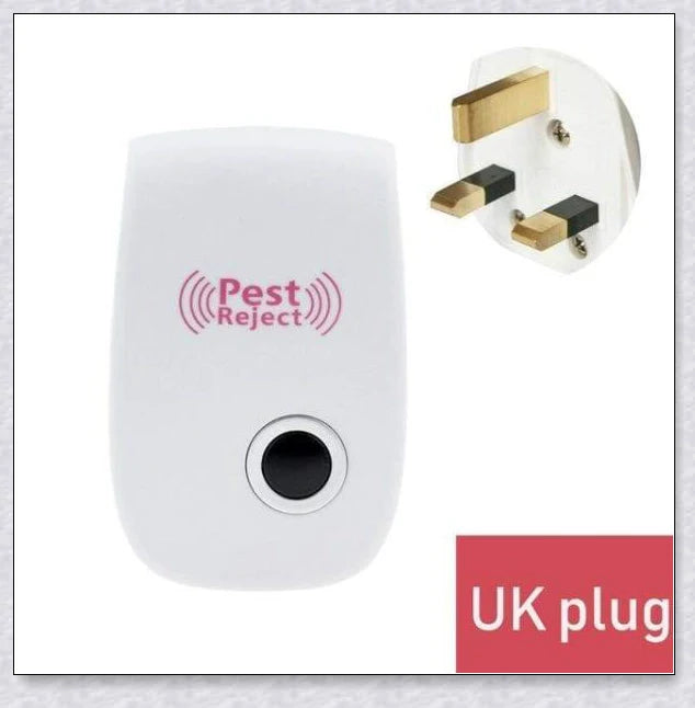 Reject Killer Electric Ultrasonic Pest Repeller - A high-quality device that uses innovative ultrasonic technology to effectively repel a wide range of household pests