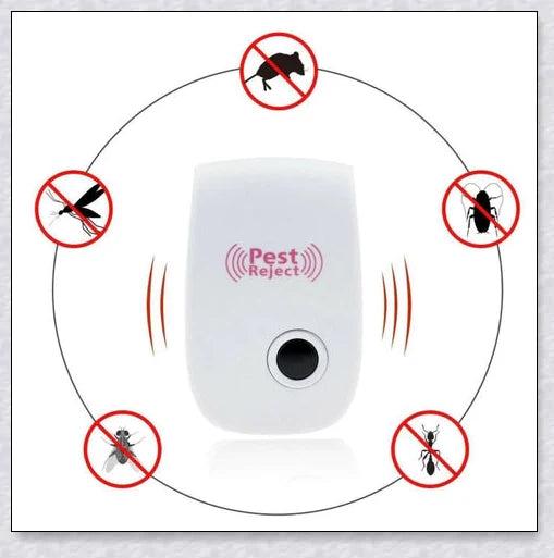Reject Killer Electric Ultrasonic Pest Repeller - A high-quality device that uses innovative ultrasonic technology to effectively repel a wide range of household pests