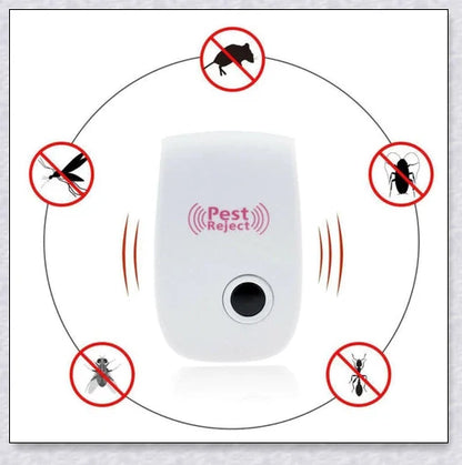 Reject Killer Electric Ultrasonic Pest Repeller - A high-quality device that uses innovative ultrasonic technology to effectively repel a wide range of household pests