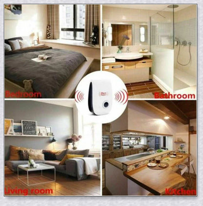 Reject Killer Electric Ultrasonic Pest Repeller - A high-quality device that uses innovative ultrasonic technology to effectively repel a wide range of household pests