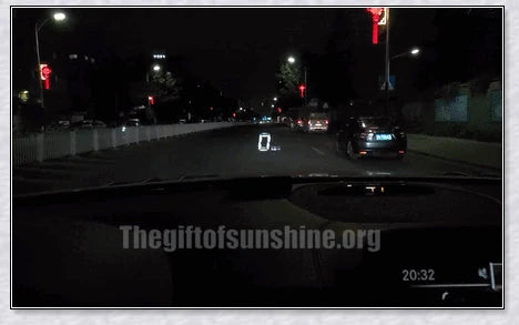 M3 Auto OBD2 GPS Head Up Display for Cars, featuring real-time speed, compass, and satellite information display