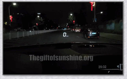 M3 Auto OBD2 GPS Head Up Display for Cars, featuring real-time speed, compass, and satellite information display