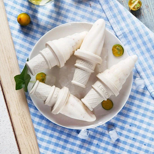 Artisanal ice cream popsicles made with premium quality Ice Cream Mould 4-Piece Set