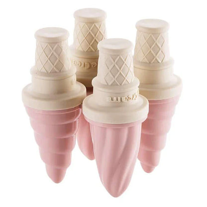 Artisanal ice cream popsicles made with premium quality Ice Cream Mould 4-Piece Set