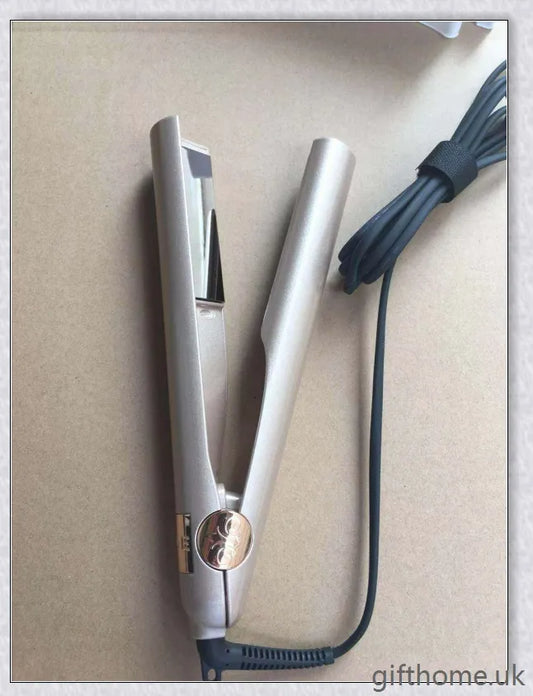 2-in-1 Twist Straightening and Curling Iron with Ceramic and Tourmaline Plates, Adjustable Temperature Settings, and Rapid Heat-up for Salon-Quality Hairstyles